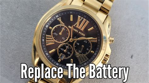 How To Change Battery MICHAEL KORS MK